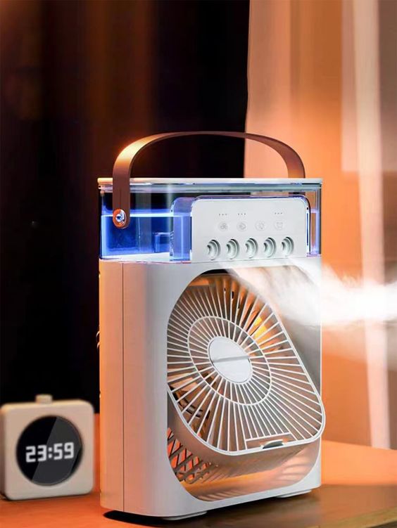 Fresh Air Mini: Ventilador 3 en 1 con LED